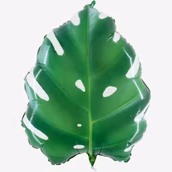Folieballong - Grönt Blad