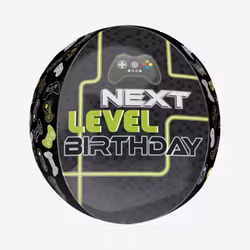 Folieballong - Orbz Next Level Birthday
