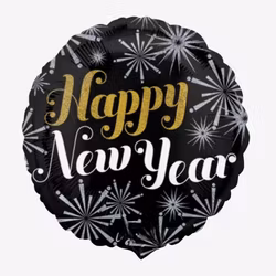 Folieballong - New Year Pizzaz