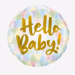 Folieballong - Hello Baby