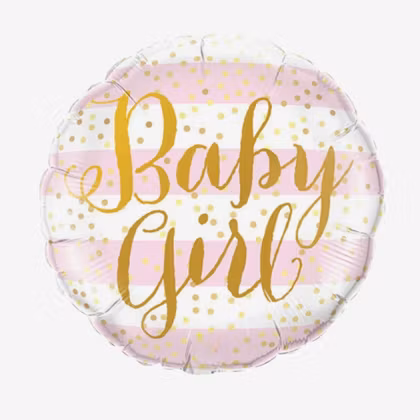Folieballong - Baby Girl
