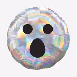 Folieballong - Silver Spöke