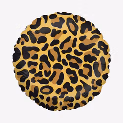 Folieballong - Rund - Leopard