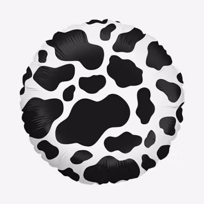 Folieballong - Rund - Cow