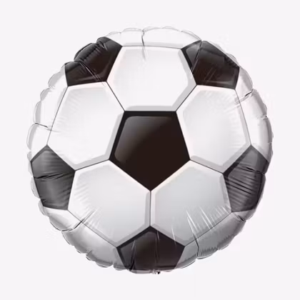 Folieballong - Rund - Fotboll