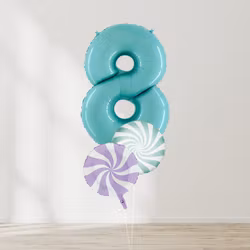 Ballongbukett - Vanilla Swirl Wonderland