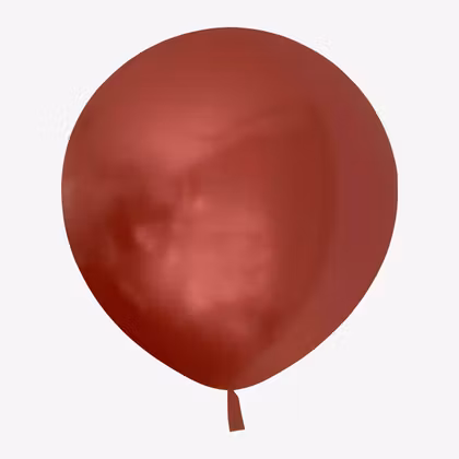 Ballong 45 cm - Chrome Röd