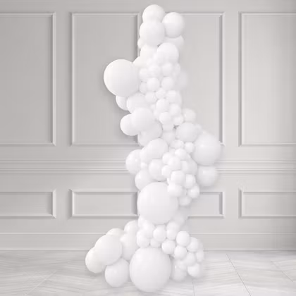 Ballongbåge - Grab & Go Pure White