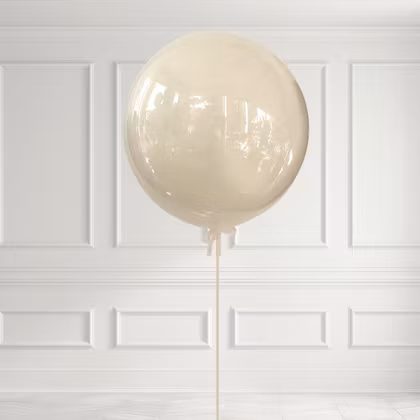 Glace Ballong - Vit Sand