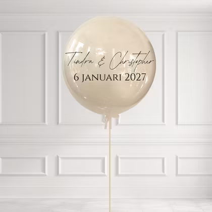 Glace Ballong - Vit Sand
