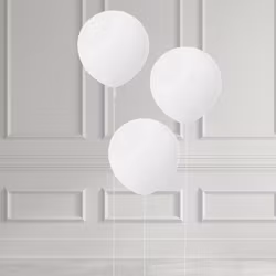 Ballongset 45 cm - Vit