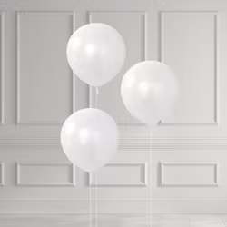 Ballongset 45 cm - Snövit
