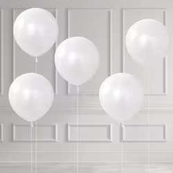 Ballongset 45 cm - Snövit