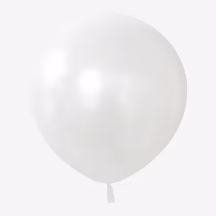 Ballong 45 cm - Snövit