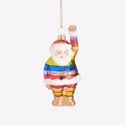 Julgranskula - Rainbow Santa