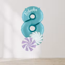 Ballongbukett - Vanilla Swirl Wonderland
