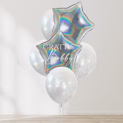 Ballongbukett - Glitter och Stjärnor