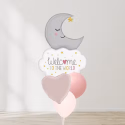 Ballongbukett - Pink Moon Dream
