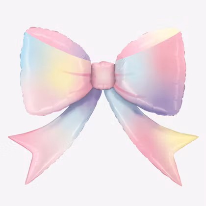 Folieballong - Pastell Rosett