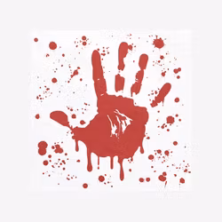 Servetter - Blodig Hand