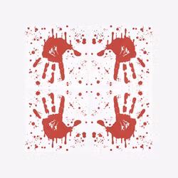 Servetter - Blodig Hand
