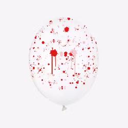 Ballong 30 cm - Blodstänk