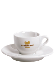Attibassi Espresso kuppi ja lautanen