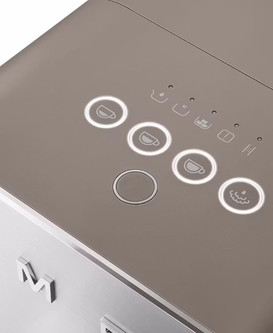 Smeg Täysautomaattinen kahvinkeitin maidonvaahdottimella, Taupe