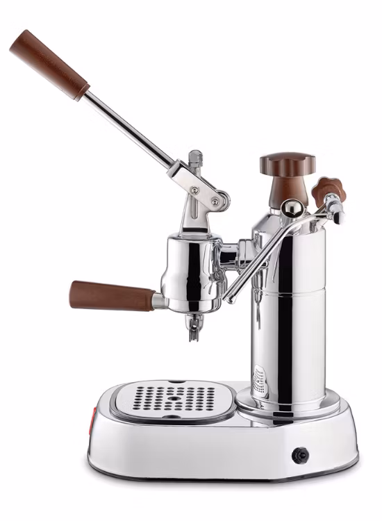 La Pavoni Europiccola ELH espressokone kromattu messinki