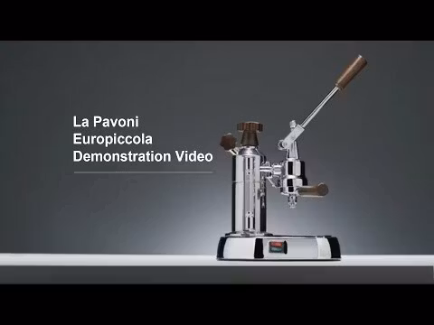 La Pavoni Europiccola ELH espressokone kromattu messinki