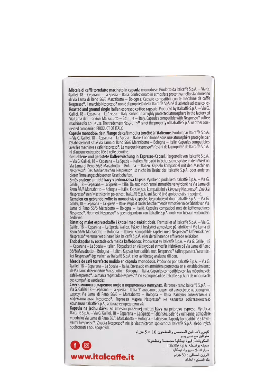 Italcaffè Nespresso Gold kahvikapselit 10 kpl