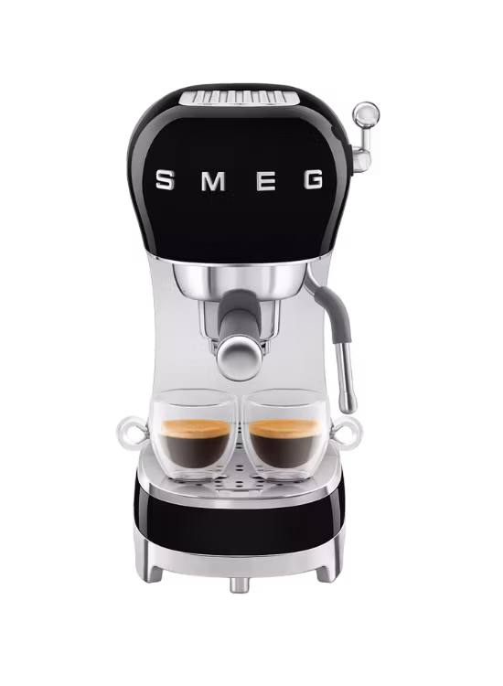 Smeg-espressokone Musta