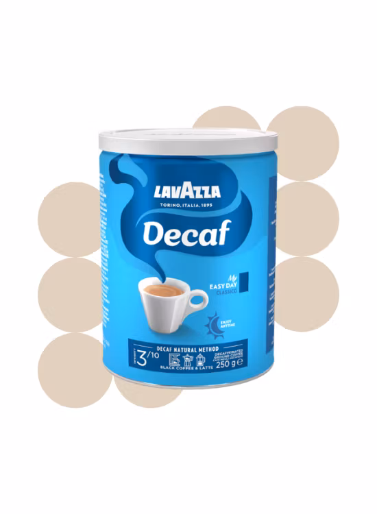 Lavazza caffècrema 250g kofeiinitonta kahvia