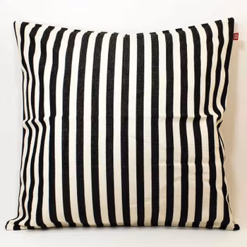 Kuddfodral Donia, svart-vit, World of Craft