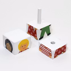 Klosspussel i trä, Världens barn