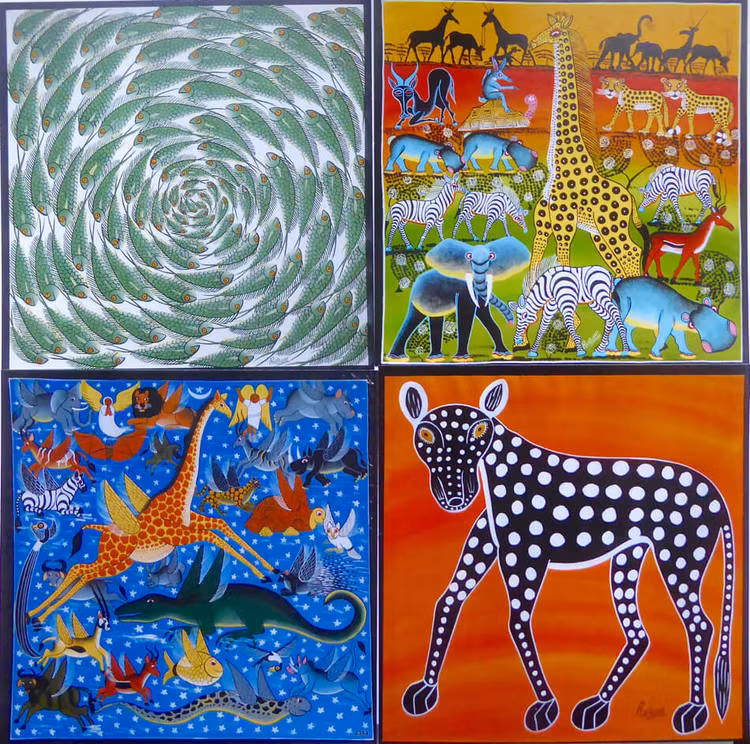 Tingatinga kort D