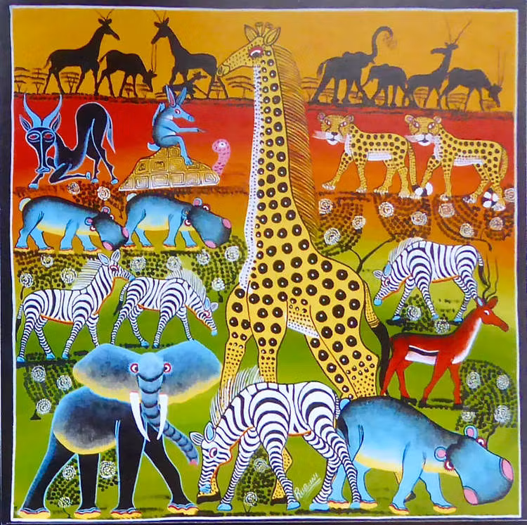Tingatinga kort D