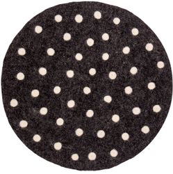 Sittdyna Felt, mörkgrå, tovad, World of Craft