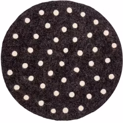 Sittdyna Felt, mörkgrå, tovad, World of Craft