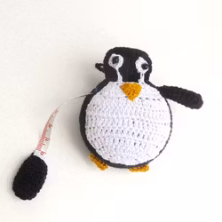 Virkat måttband, Pingvin, 150 cm
