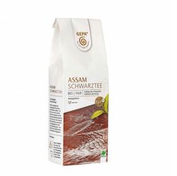 Assam, utsökt ekologiskt svart te, löste