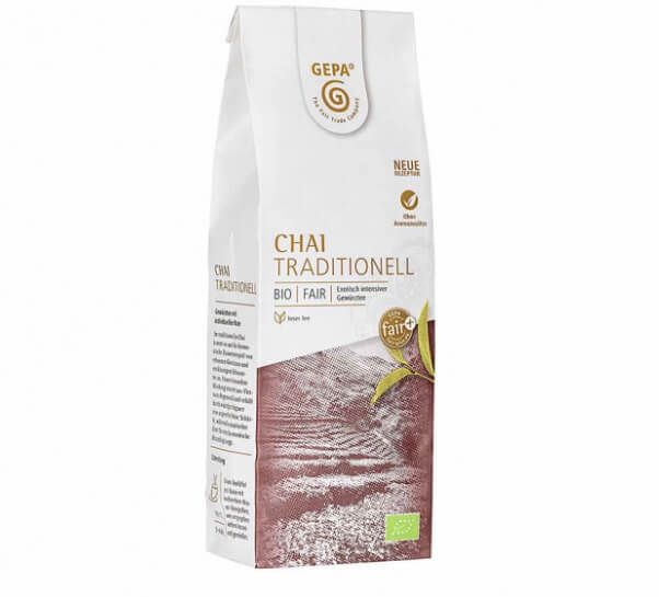 Orientaliskt kryddat, ekologiskt svart chai te. Traditionellt recept. Smakar allra bäst med rörsocker & mjölk (soya, ko, mm). Fair Trade