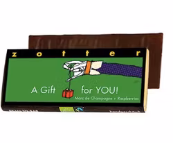 Zotter, A Gift for You, mörk choklad med ganache, eko