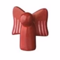 Liten skyddsängel, röd, täljsten