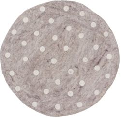 Sittdyna Felt, ljusgrå, prickig, tovad, World of Craft