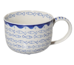 Mugg, XXL, Fiskstim (0,6 l), keramik