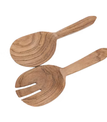 Salladsbestick Wood, olivträ, World of Craft