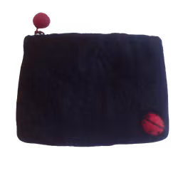 Etui Nyckelpiga, tovat, svart, Fair Trade