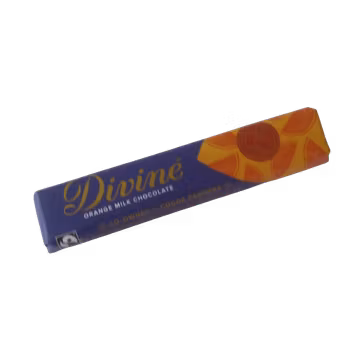 Divine chokladbar, mjölkchoklad med apelsin