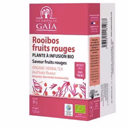 Rooibos röda bär, fruits rouges, ekologiskt påste